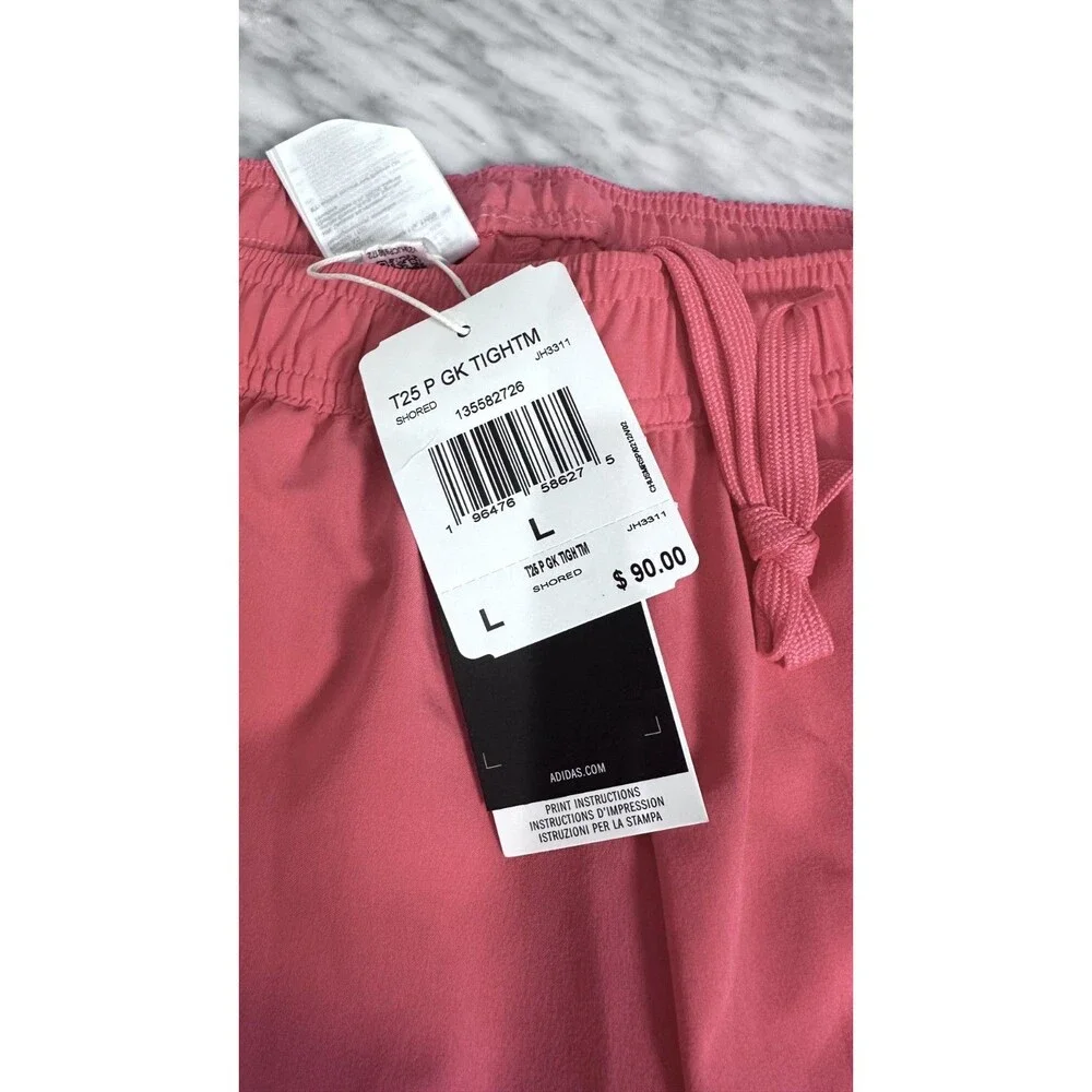 Adidas Tiro 25 Pro Goalkeeper Tights/Shorts Shock Red JH3311 Men's Large NEW